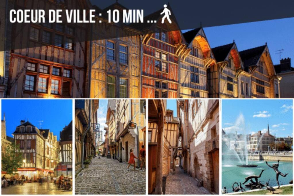 L'Odyssee - Parking Prive - Centre Ville Troyes Eksteriør billede